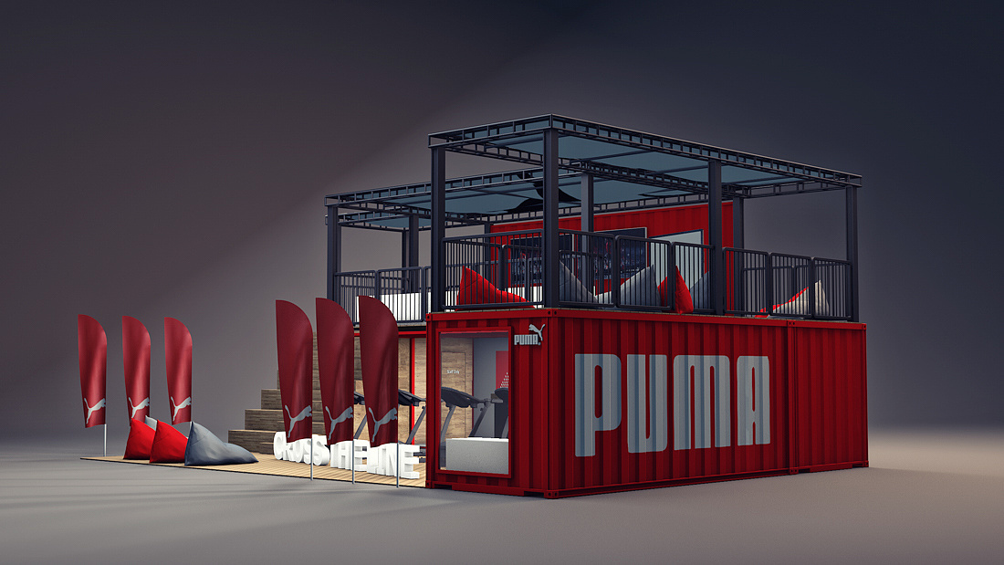 pama 彪马快闪店设计