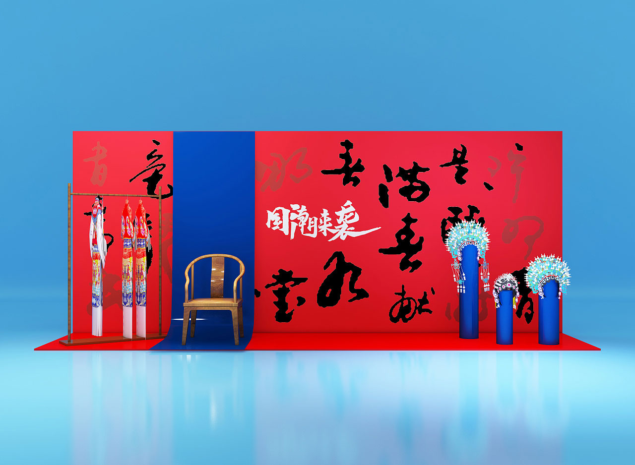 杭州大厦大都会国潮系列美陈设计