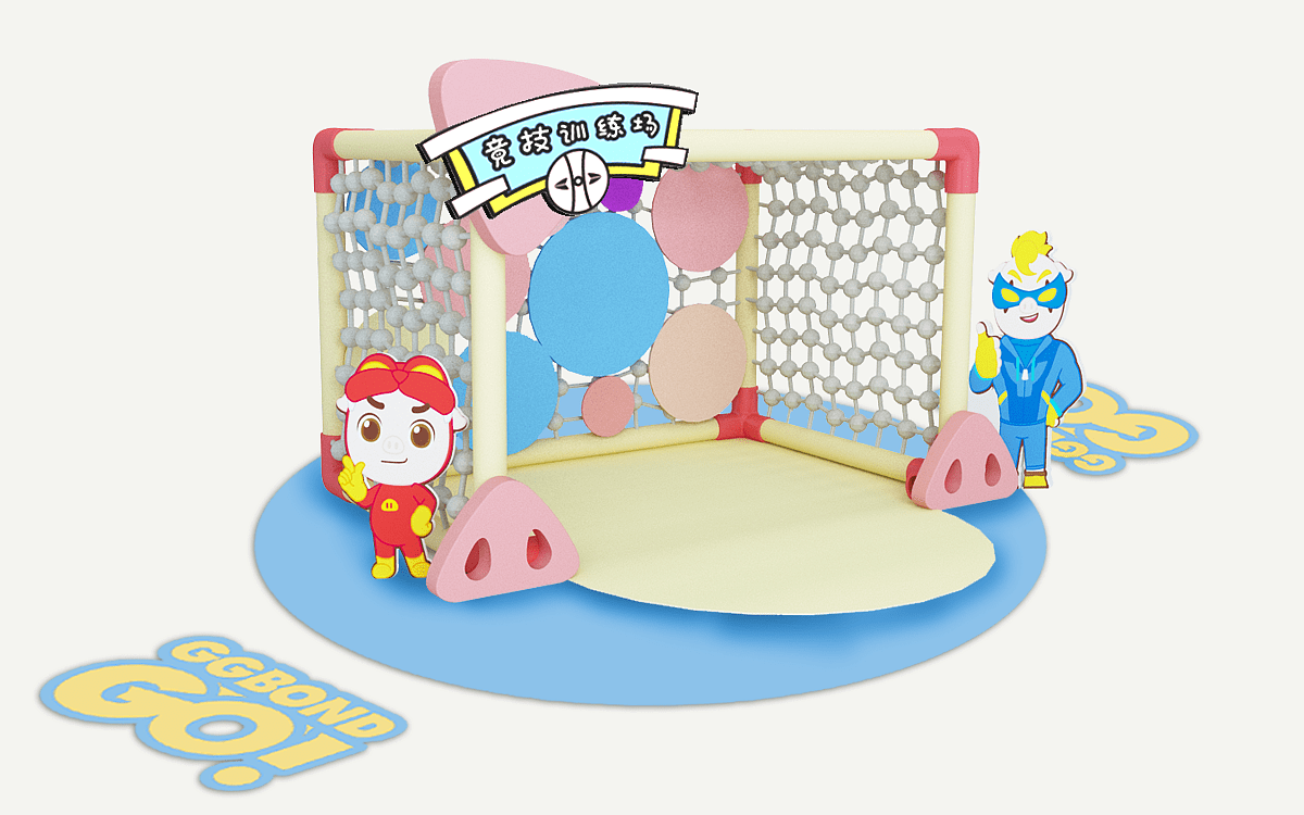 动漫主题商场美陈设计