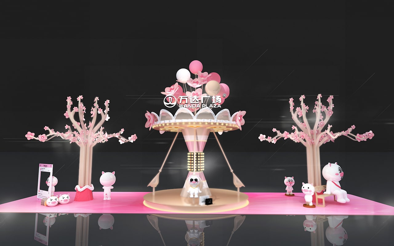 万达商场美陈设计