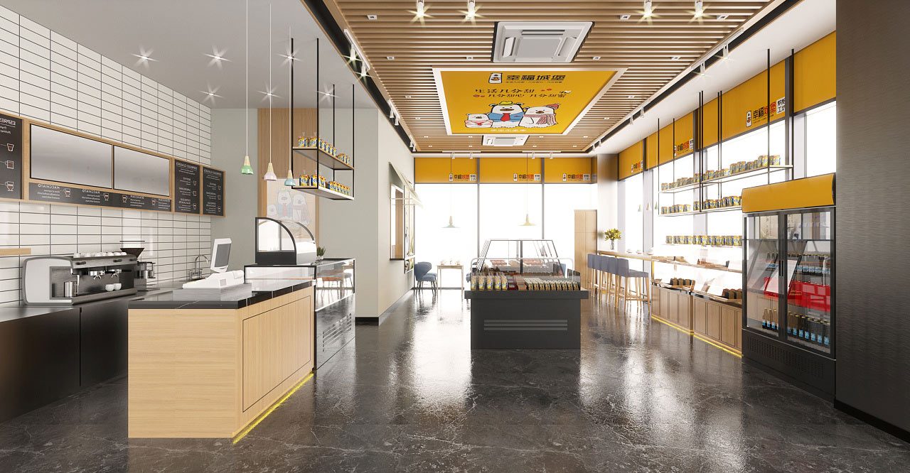 幸福城堡 烘培工坊餐饮空间设计