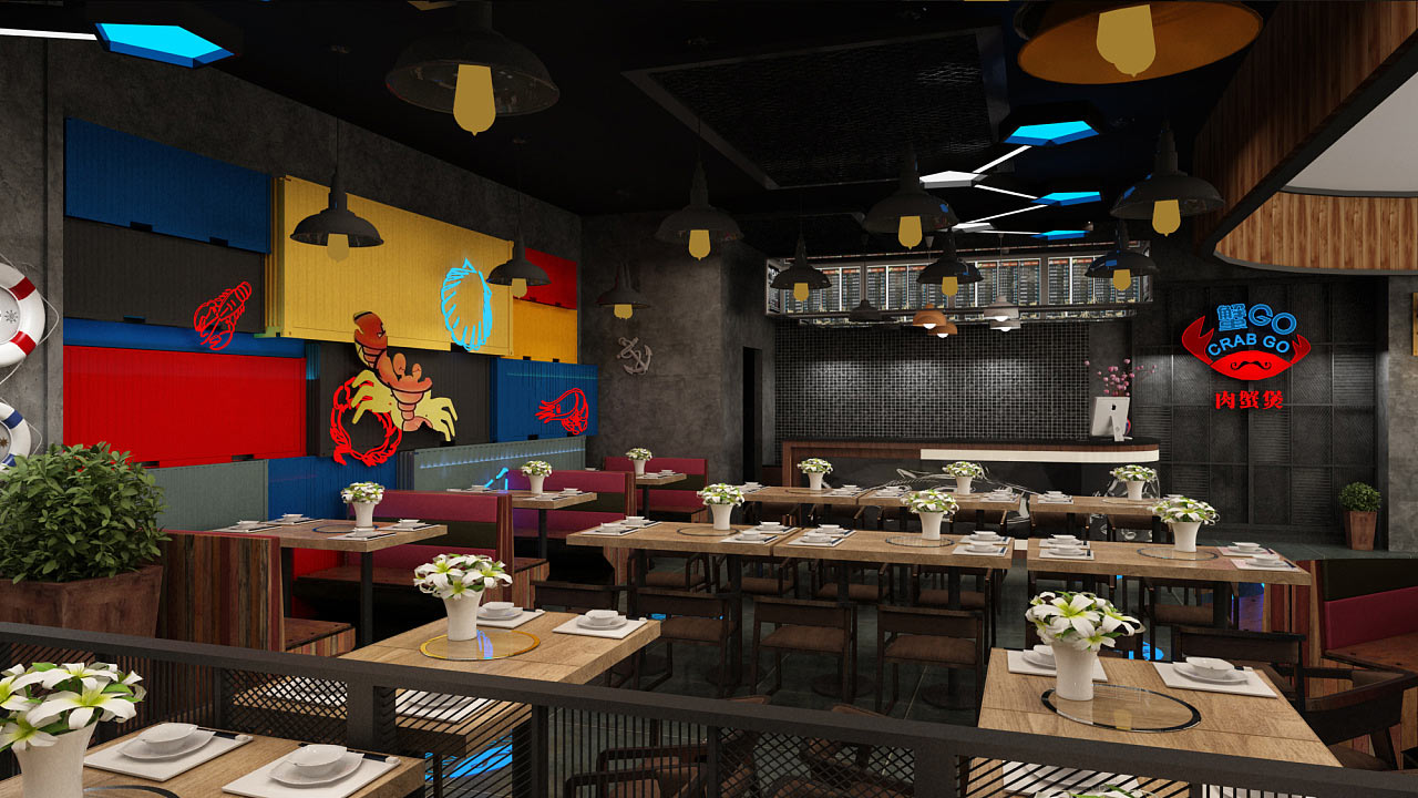 蟹GO 餐饮空间设计