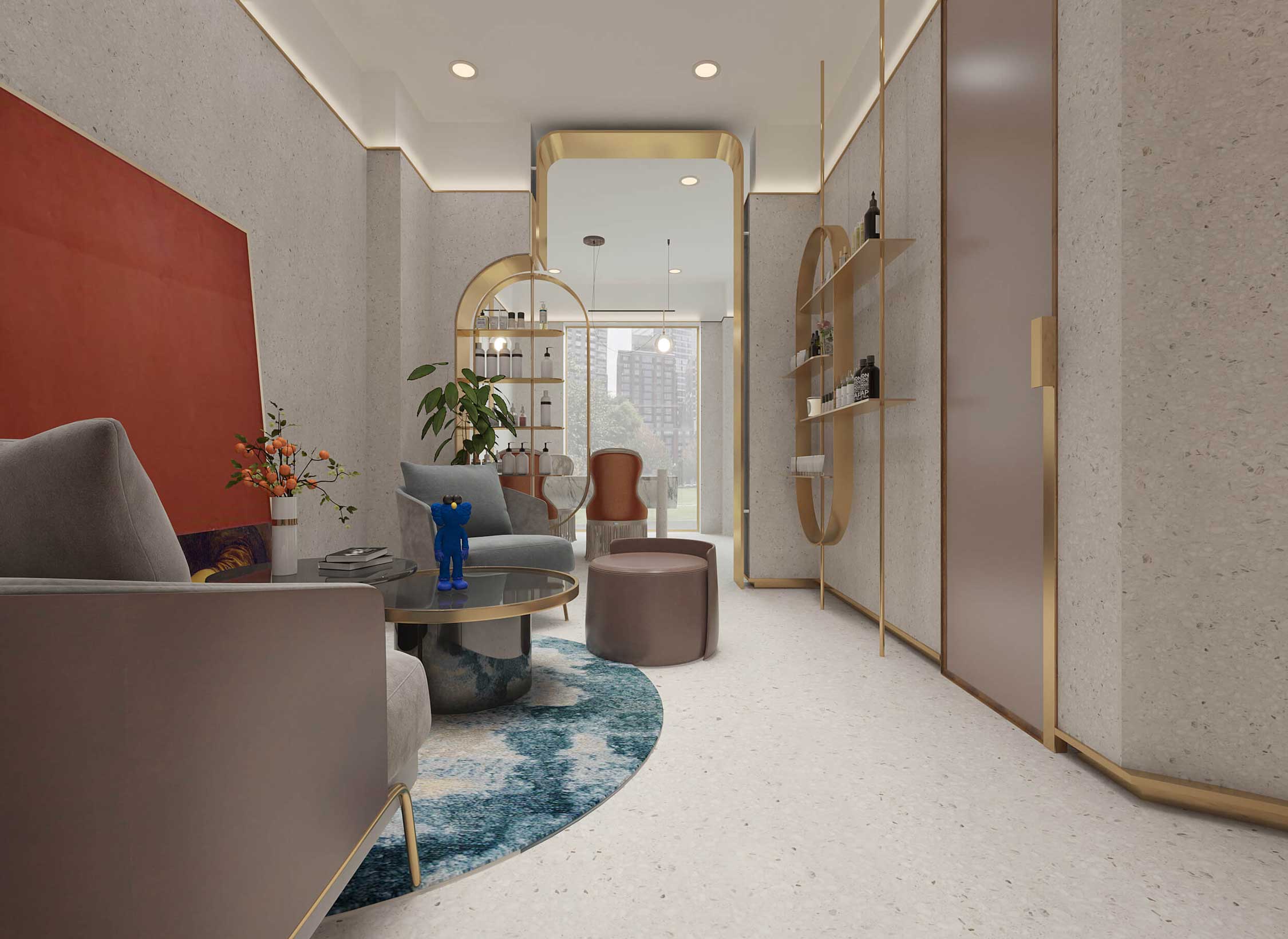 恋爱集女性美护雅集中心 体验店设计