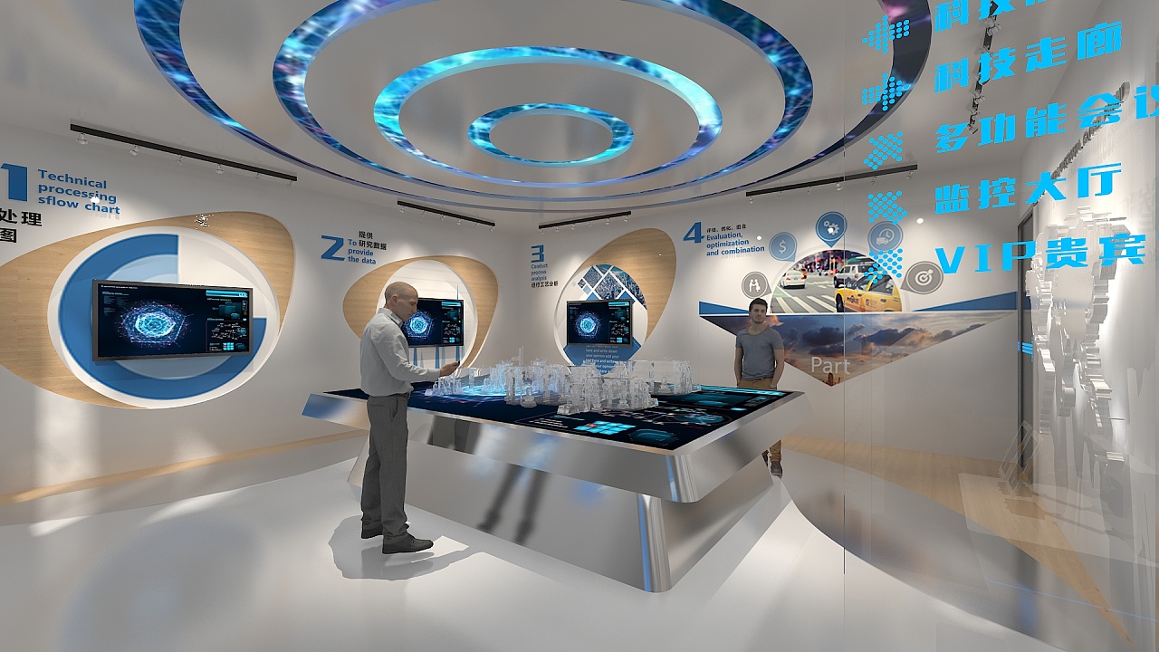 渗滤液厂展厅设计