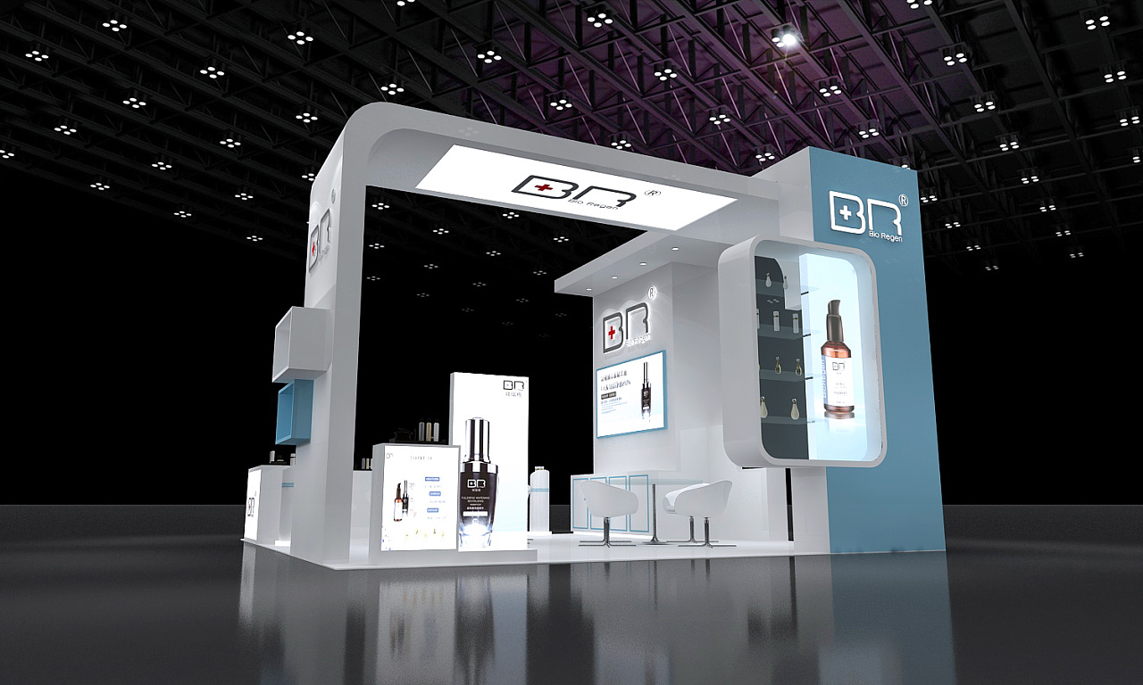 韩国 美博会医美展位设计