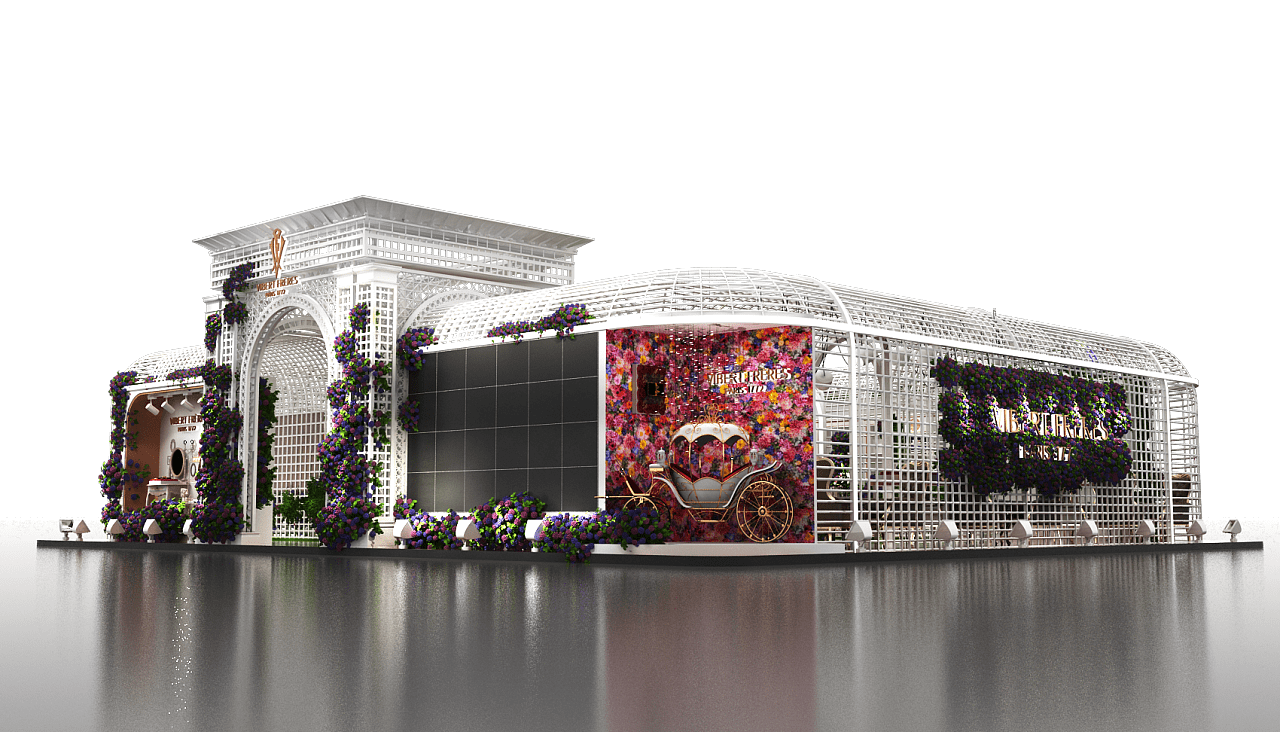 温碧泉 美博会展位设计