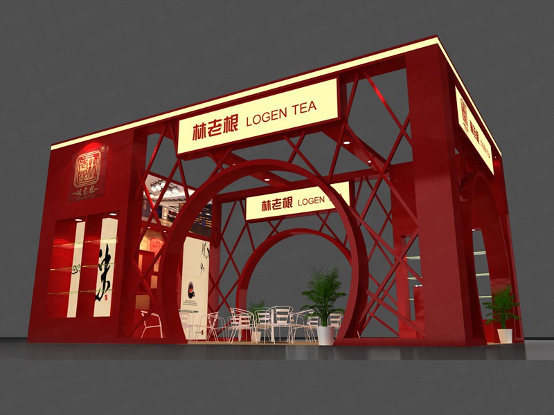 林老根 酒店用品展布置搭建