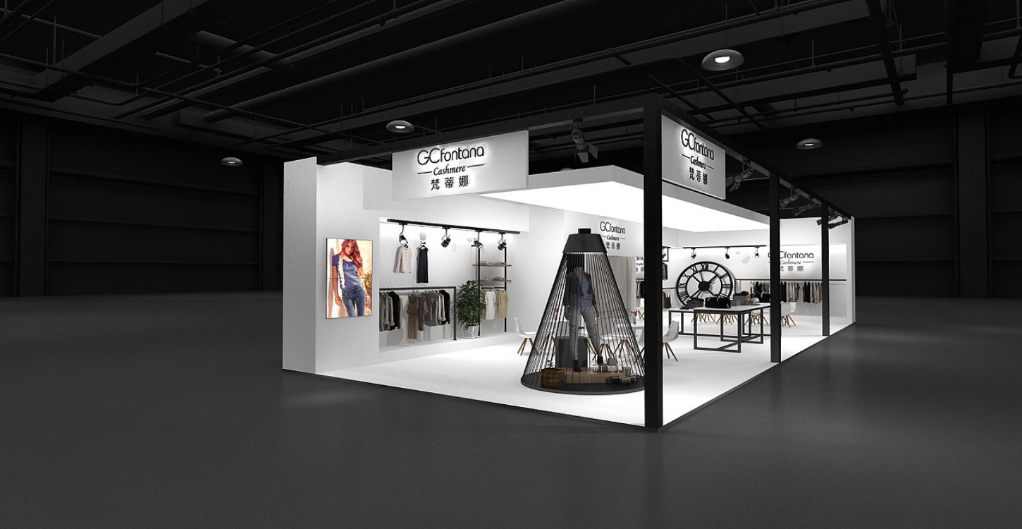 梵蒂娜 服装展位设计