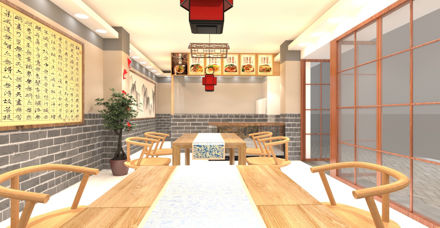 卤成小面 餐饮空间设计