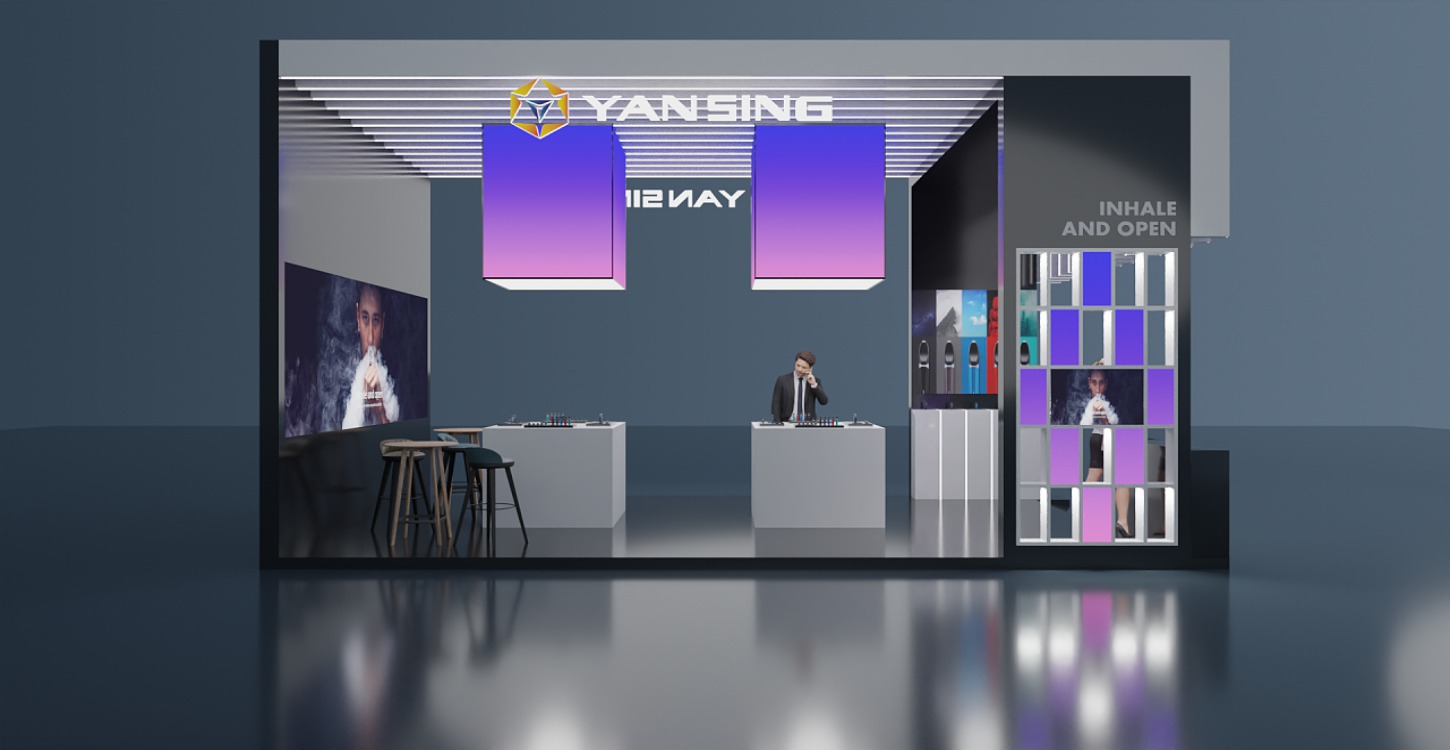 Yansing 电子烟展台设计